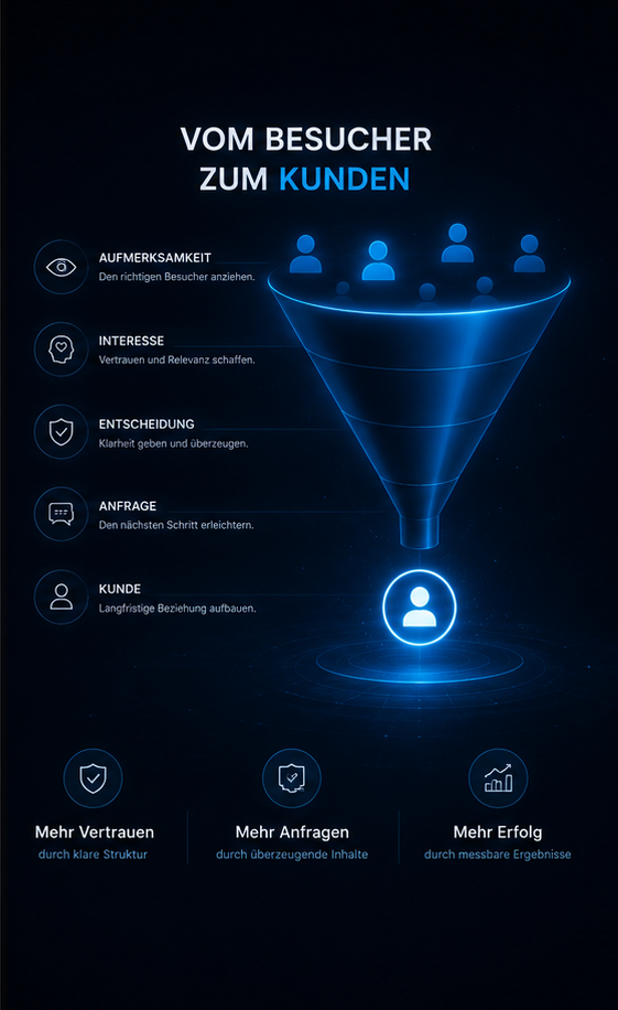 Vom Besucher zum Kunden als Conversion-Funnel